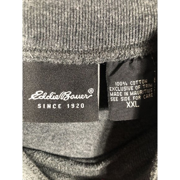 Eddie Bowers Long Sleeve Sweater Men’s Gray Adult Size 2X Large - Picture 3 of 13